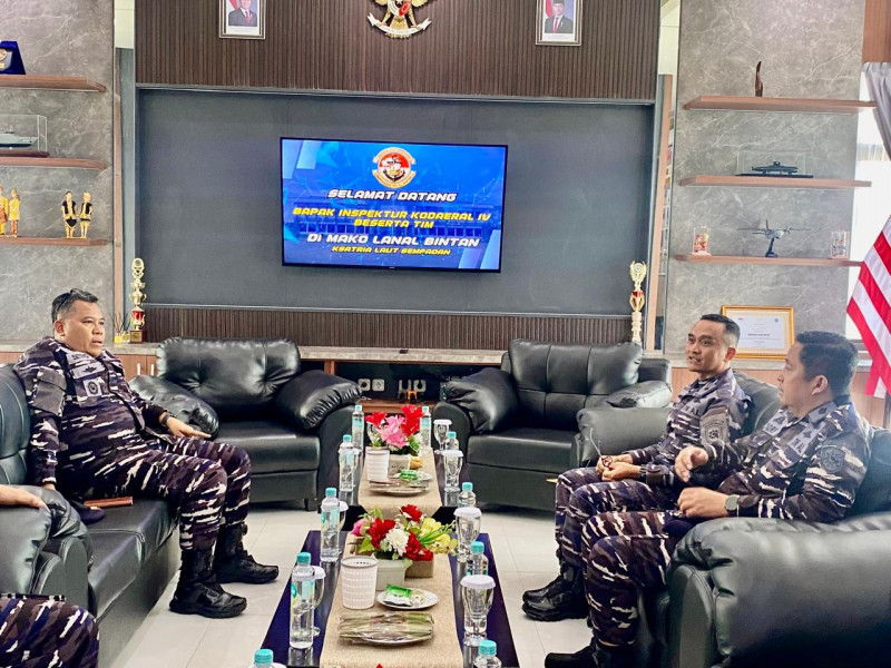 Pantau Kinerja, Tim Wasrik Ir Kodaeral IV Laksanakan Taklimat Awal di Lanal Bintan