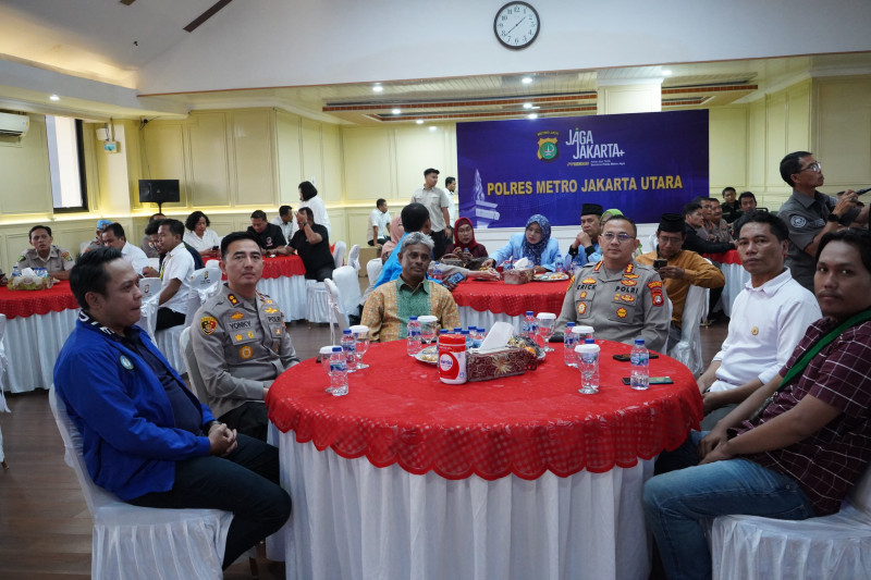 Kapolres Metro Jakarta Utara Gelar Halal Bihalal Bersama Mahasiswa dan Organisasi Kepemudaan