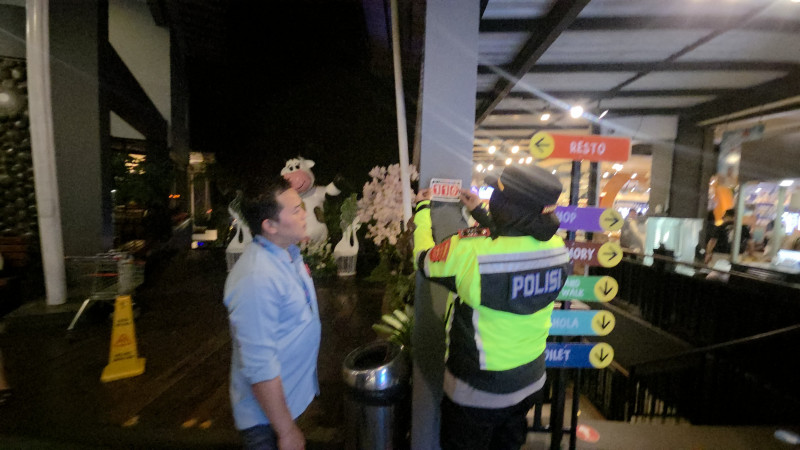 Kapolsek Megamendung Sosialisasikan Call Center 110, Pastikan Kamtibmas Kondusif Jelang Lebaran 2026