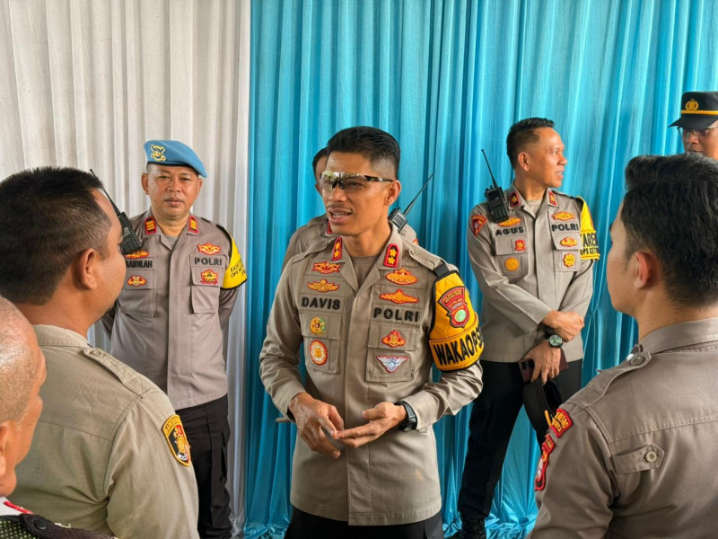 Waka Polres Metro Bekasi Kota Lakukan Monitoring Pos Pam Idul Fitri, Pastikan Pelayanan Maksimal untuk Masyarakat