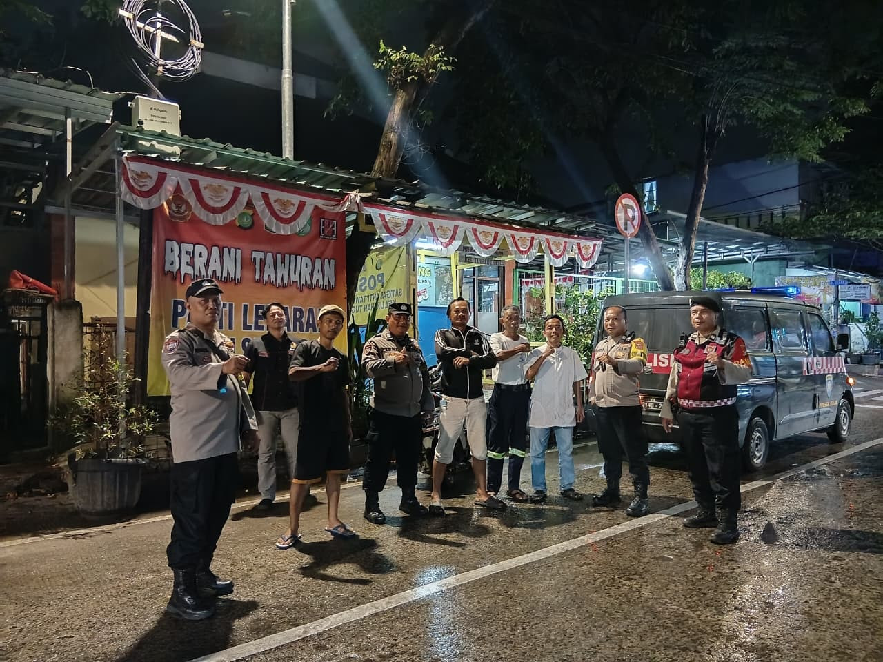 Polsek Koja Gelar Patroli KRYD, Antisipasi Tawuran dan Kejahatan Jalanan di Jakarta Utara