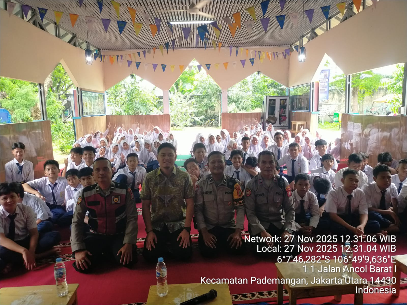 Polsek Pademangan Gelar Edukasi Kenakalan Remaja di Sekolah Rakyat Ancol