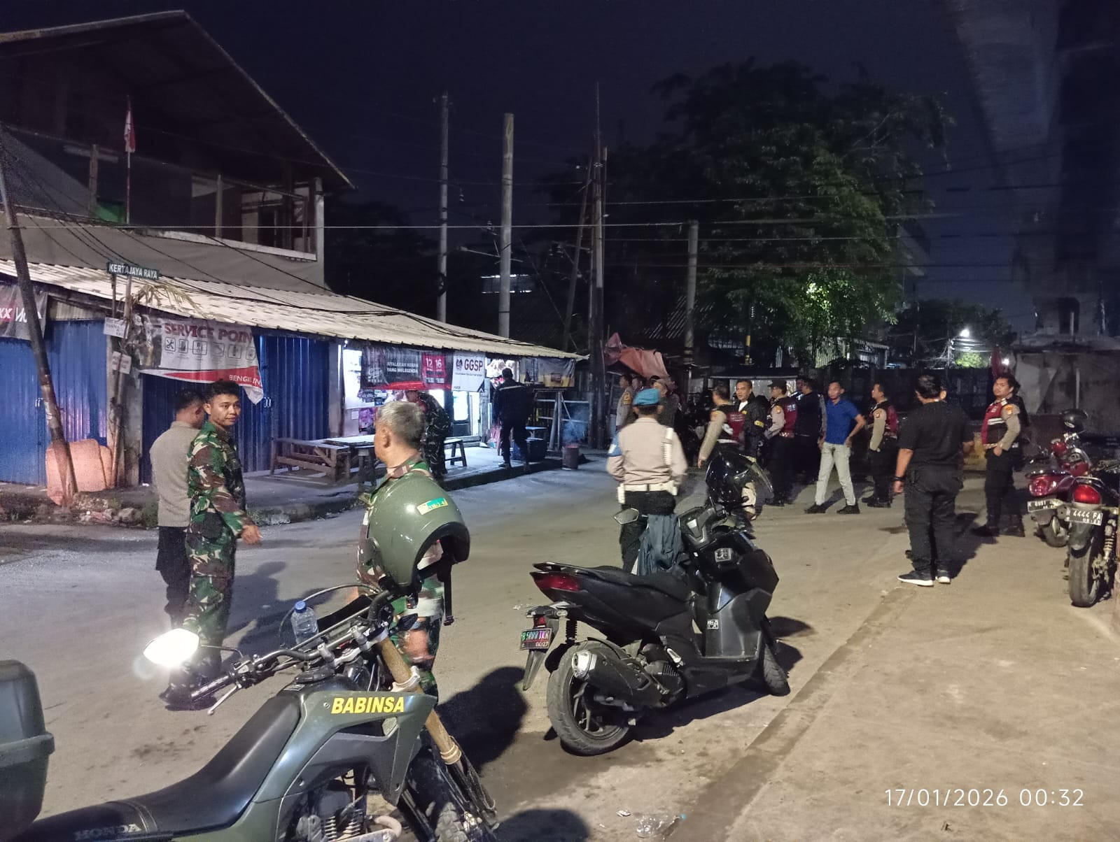 Polsek Metro Penjaringan Gelar KRYD, Antisipasi Tawuran dan Kejahatan Jalanan