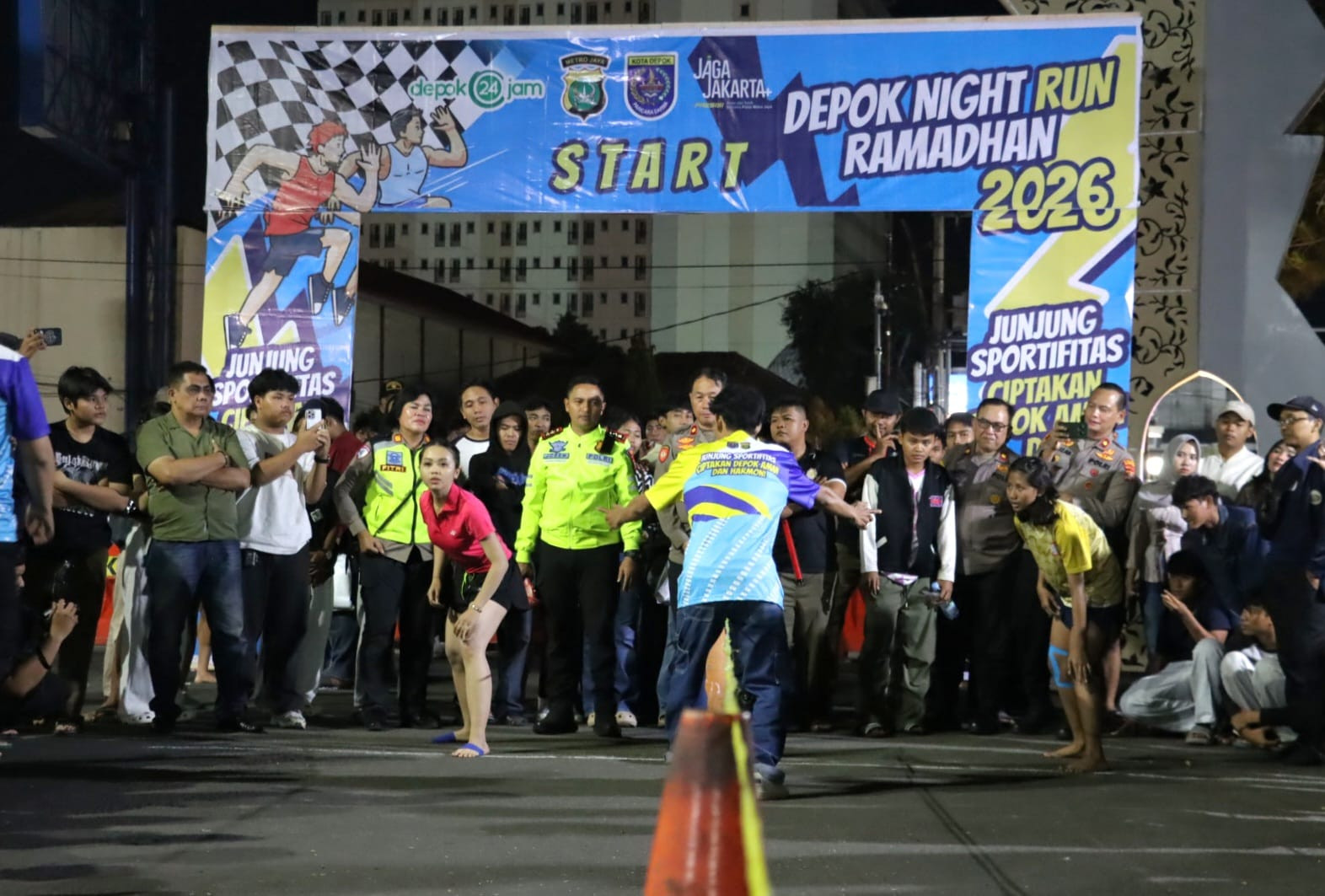 Depok Night Run Ramadhan 2026 Meriah, Polisi: Wadah Positif Cegah Tawuran