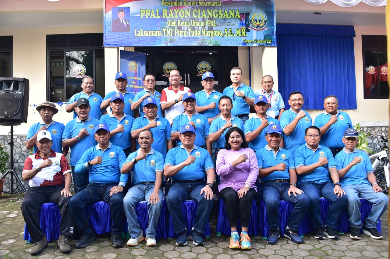 PPAL PUSAT Resmikan Rayon Ciangsana, Pererat Silaturahmi Dengan Olahraga Bersama Bakti Kesehatan