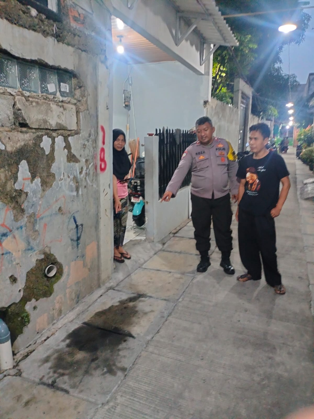 Bhabinkamtibmas Polsek Tanjung Priok Respon Cepat Laporan 110, Dampingi Korban Dugaan Pencurian Sepeda Motor