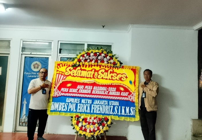 Momentum HPN 2026, Ketua Media Online Polres Metro Jakut Apresiasi Dukungan Kapolres