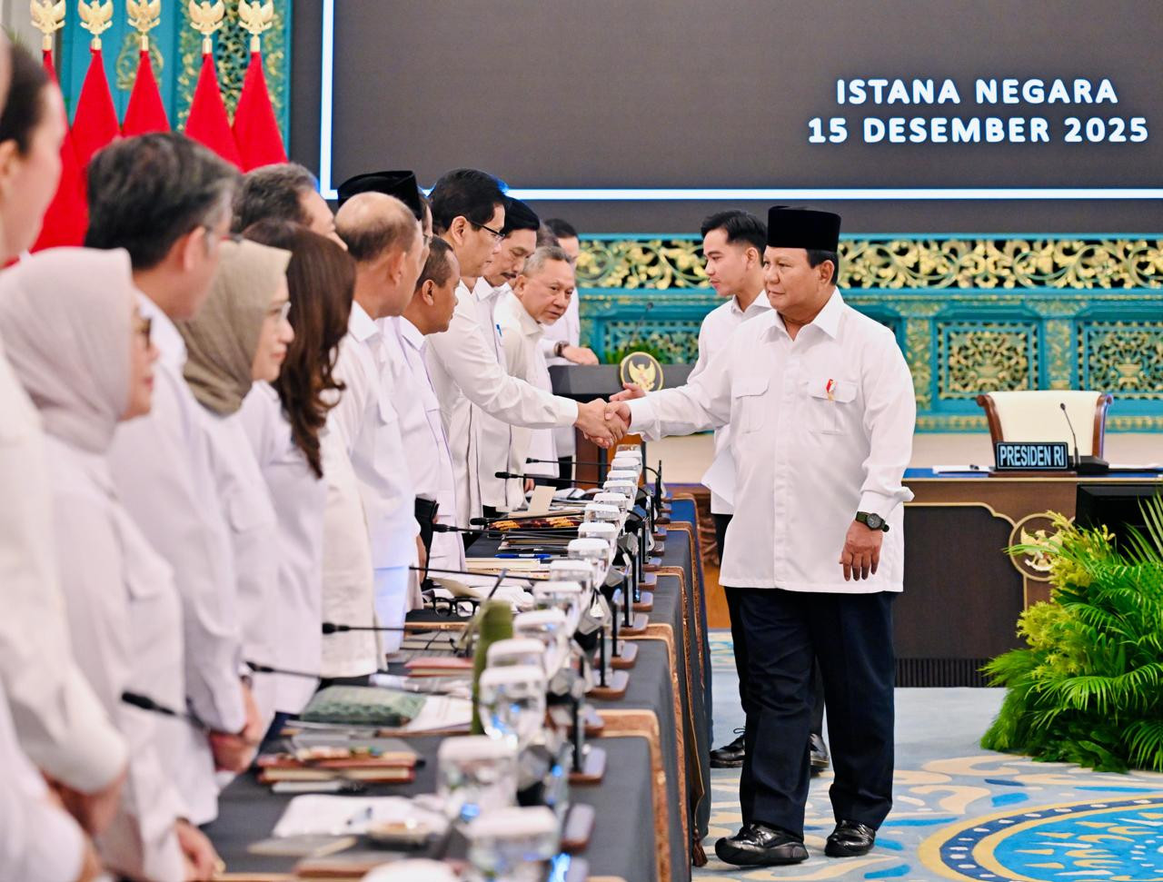 Panglima TNI Hadiri Sidang Kabinet Paripurna Bahas Penanganan Bencana dan Isu Strategis