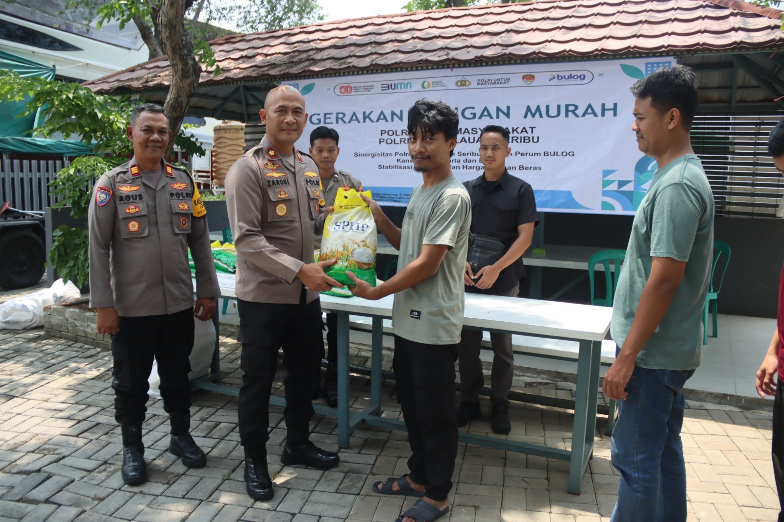 Polres Kepulauan Seribu Gelar Pangan Murah, Ringankan Beban Warga