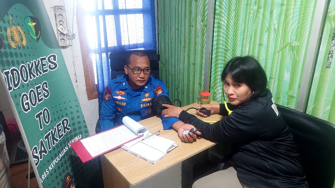 Kapolres Kepulauan Seribu Apresiasi Program 'Sidokkes Goes to Satker', Dorong Cek Kesehatan Rutin Personel