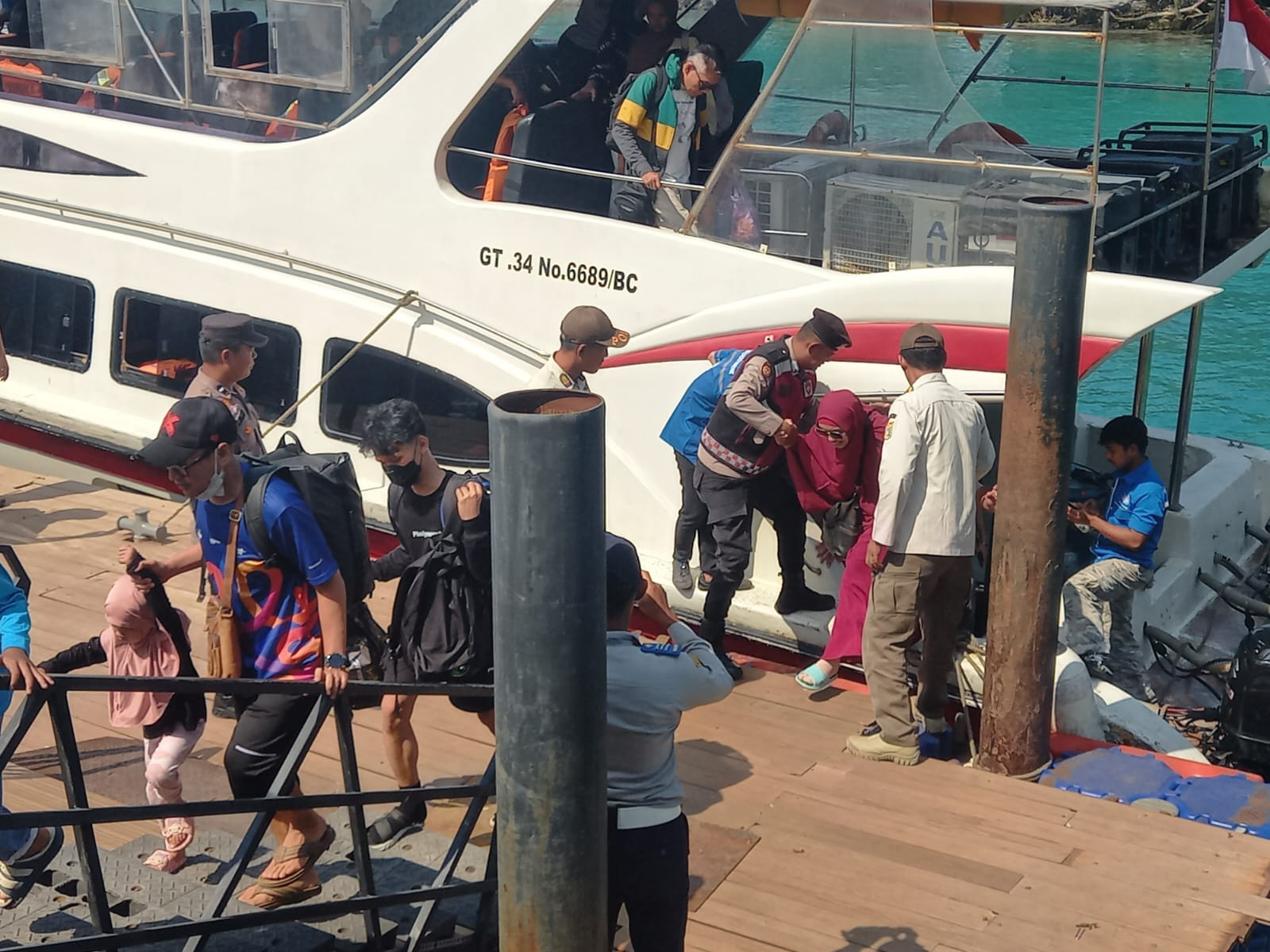 Jakarta On The Spot, Polres Kepulauan Seribu Perkuat Pelayanan Humanis di Dermaga dan Ajak Masyarakat Manfaatkan Layanan Polisi 110