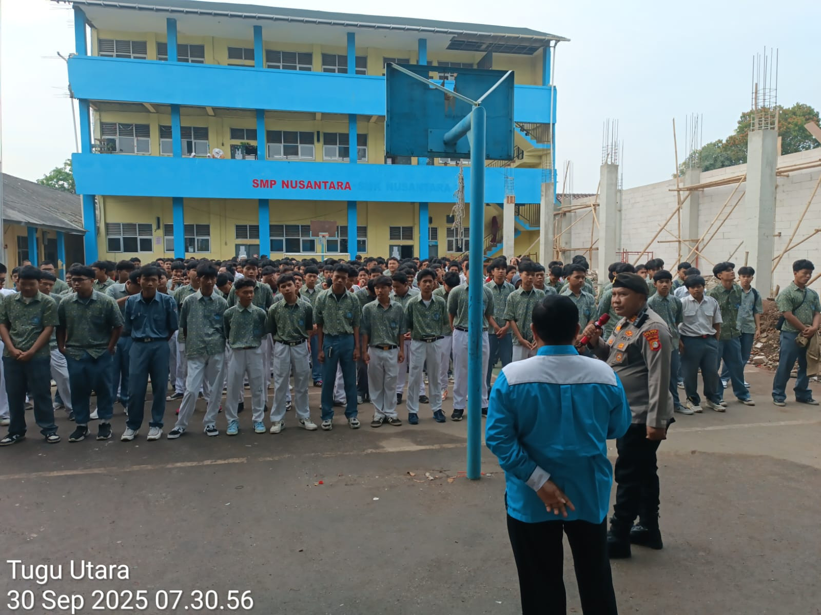 Police Go To School, Polsek Koja Beri Penyuluhan Anti Tawuran dan Bullying di SMK Nusantara 2