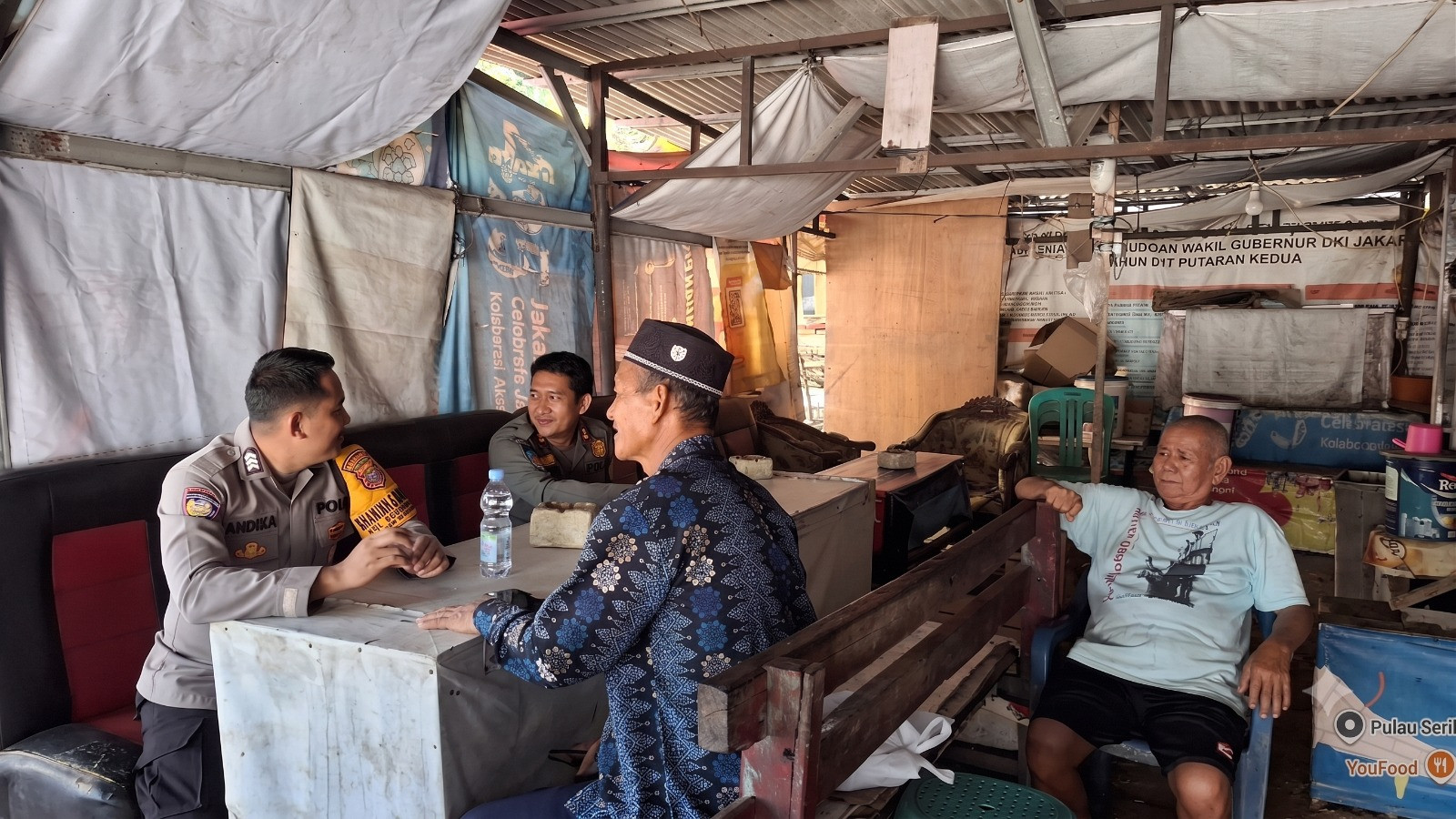 Jakarta On The Spot di Pulau Tidung, Bhabinkamtibmas Ajak Warga Manfaatkan Layanan Polri 110