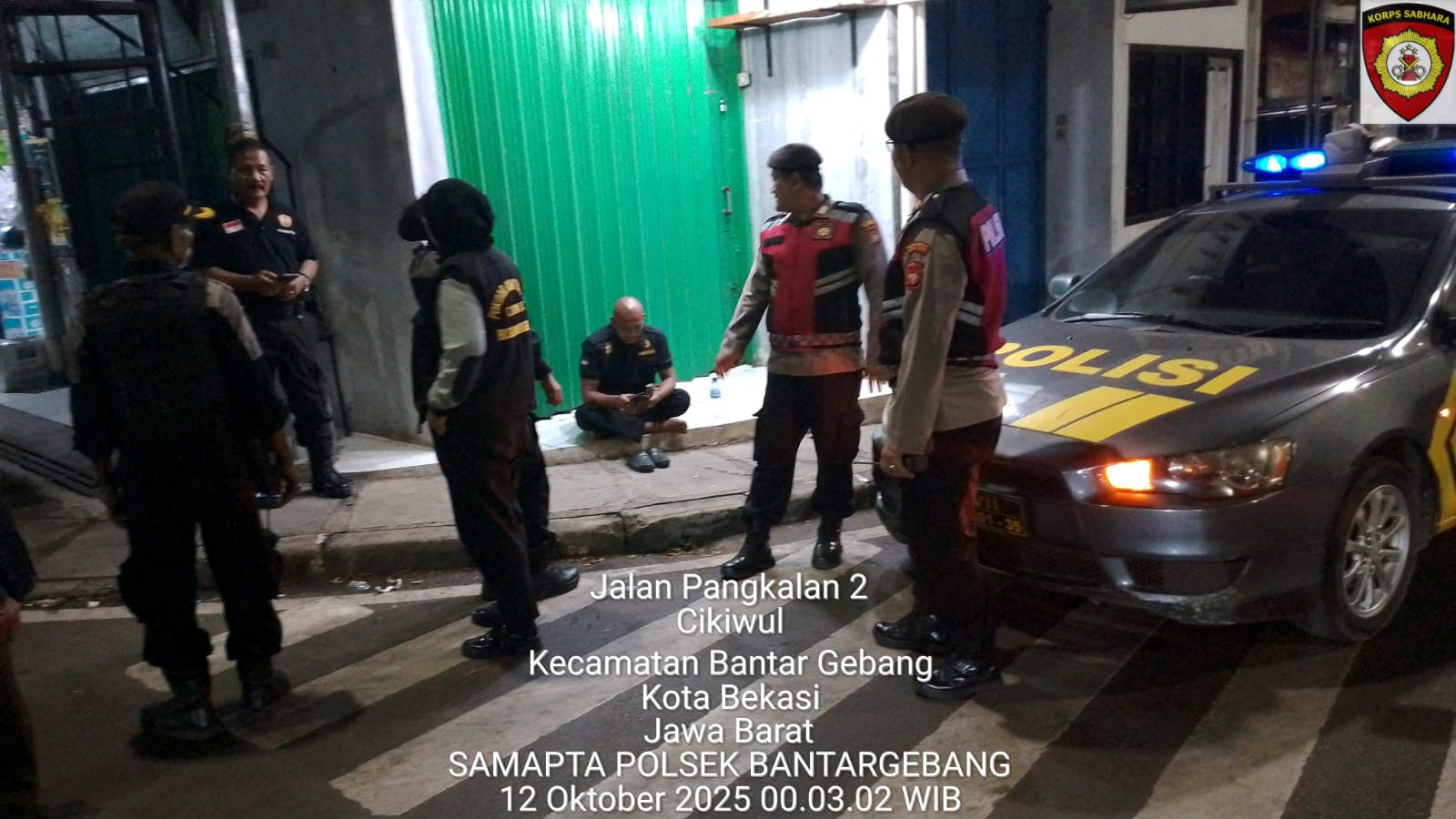 Patroli Mobile Antisipasi Kejahatan Jalanan Polsek Bantargebang