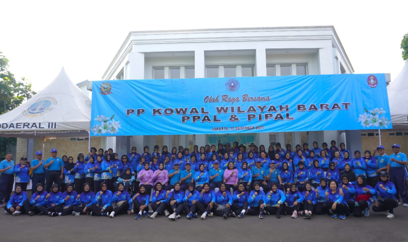 Ketua Umum PPAL dan PIPAL Menyemarakkan  HUT Kowal Wikayah Barat