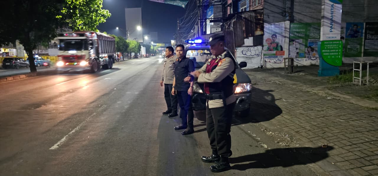 Pelaksanaan Patroli Cipta Kondisi Kamtibmas Aman dan Kondusif di Wilayah Hukum Polsek Jatisampurna