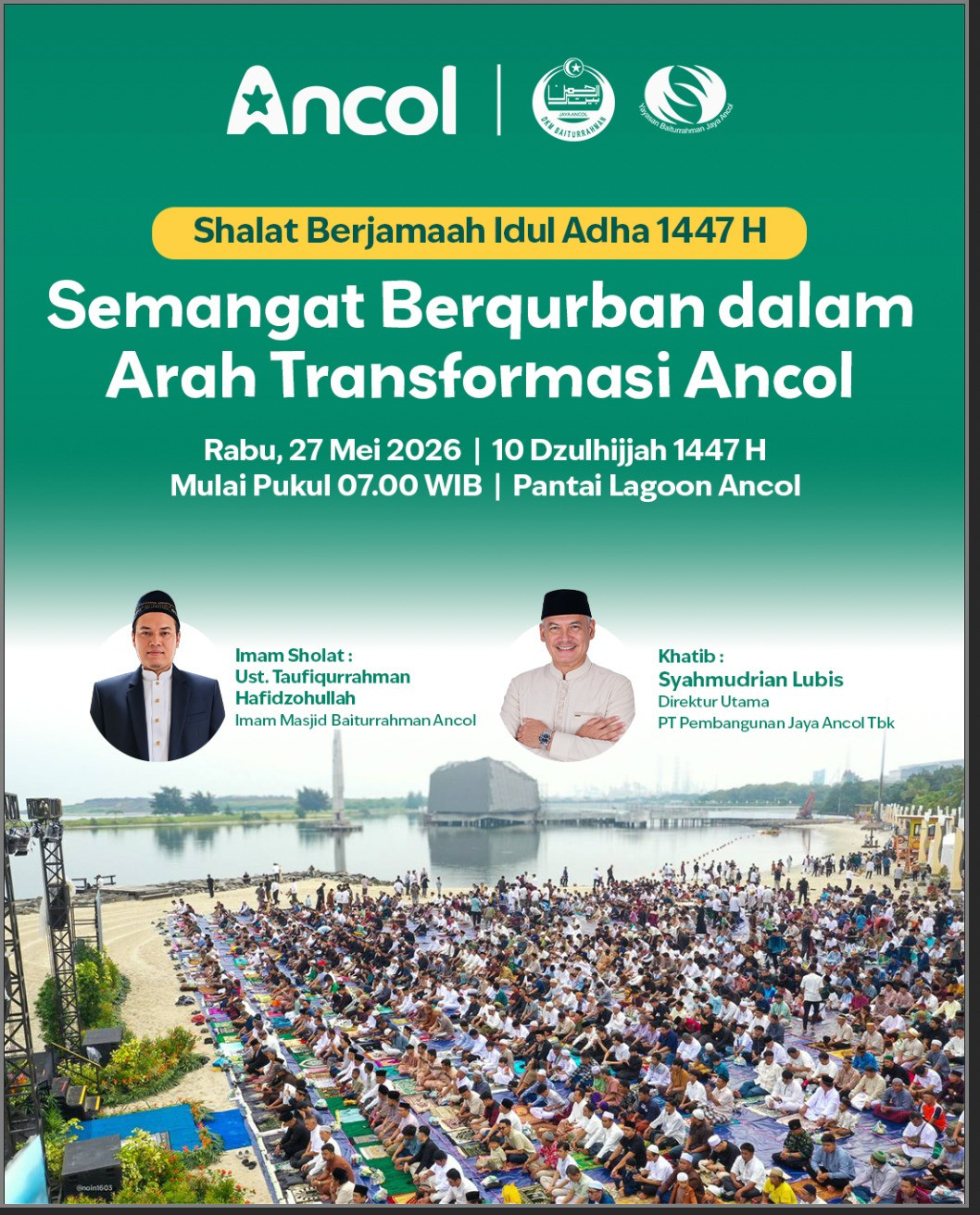 Idul Adha 1447 H, Ancol Perkuat Nilai Kebersamaan Lewat Ibadah dan Aksi Sosial