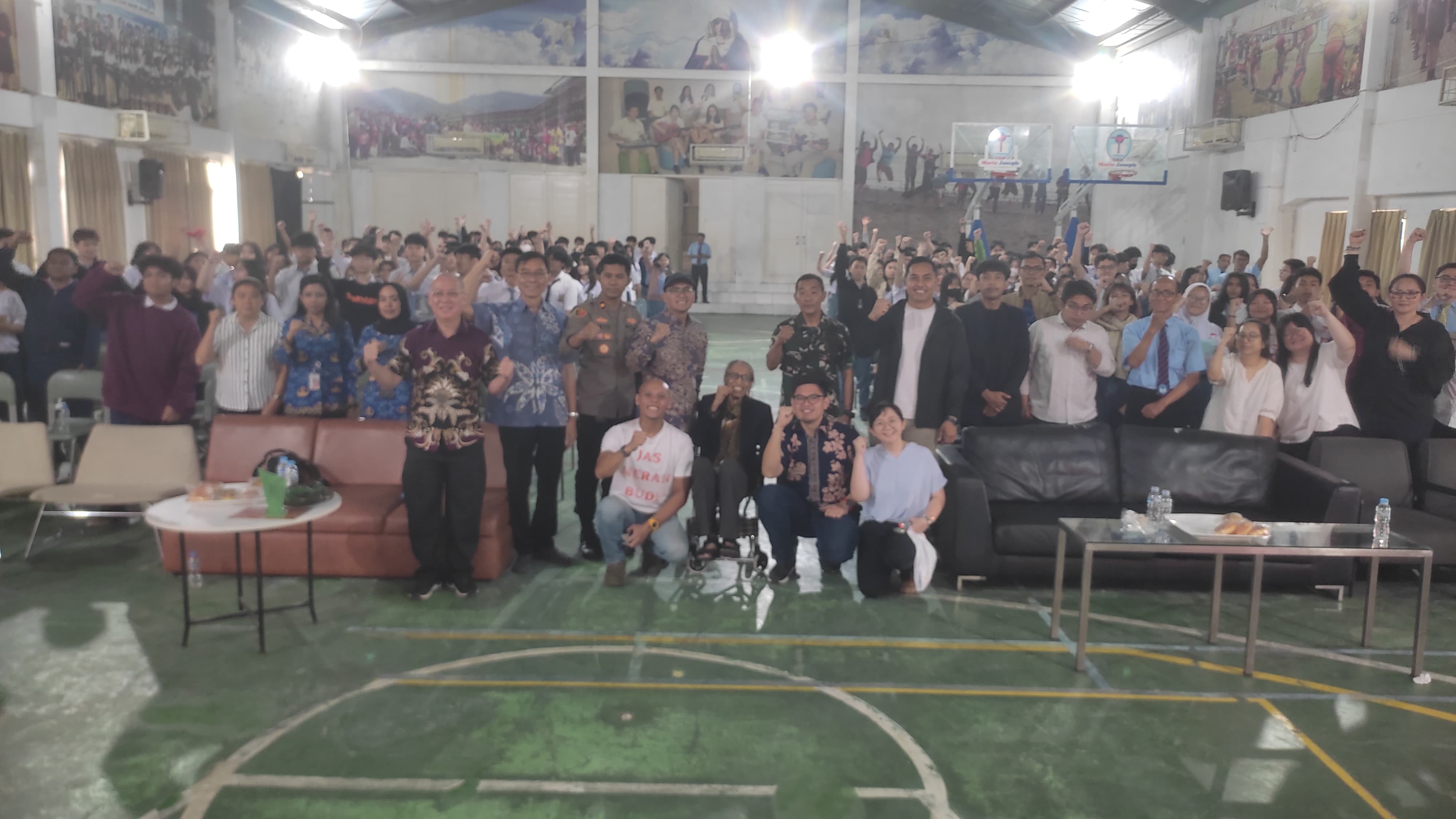 Peringati Hari Sumpah Pemuda ke -79 Tahun, Kapolsek Kelapa Gading Talk Show di Sekolah Katolik Marie Joseph