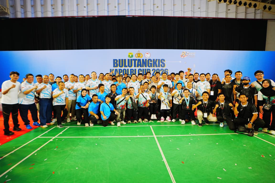Kapolri Resmi Tutup Kejuaraan Bulu Tangkis Kapolri Cup 2026, Tegaskan Komitmen Polri Dukung Prestasi Atlet Nasional