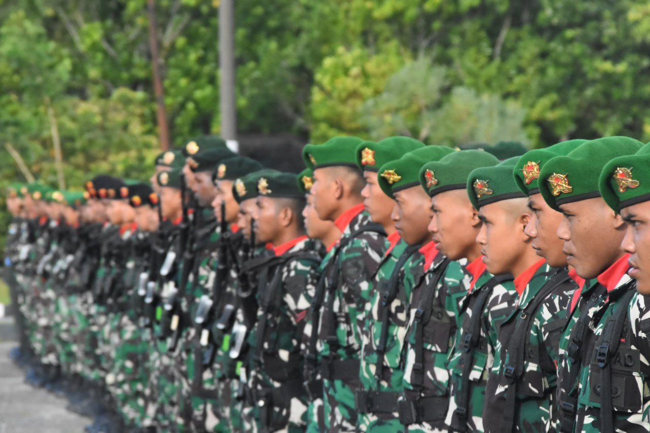 Peringati Hari Juang  Ke-80 TNI AD, Kasdim 1710/Mimika Bacakan Amanat Kasad