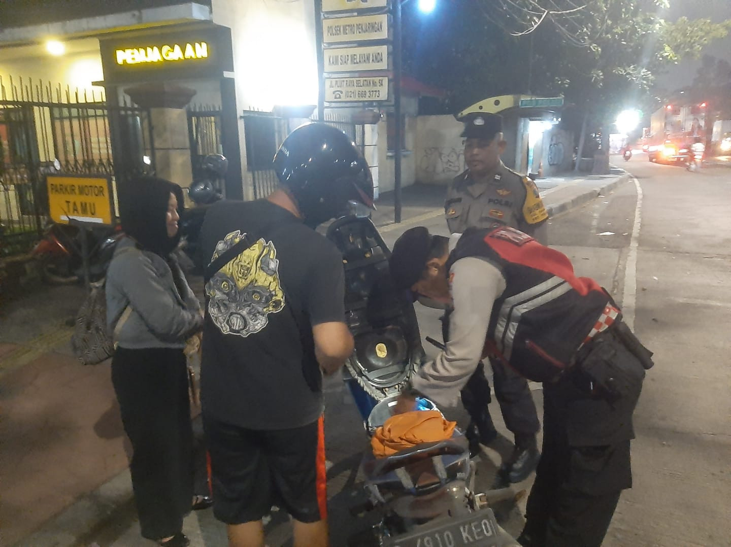 Polsek Metro Penjaringan Intensifkan Patroli KRYD, Antisipasi Tawuran dan Kejahatan Jalanan di Wilayah Penjaringan