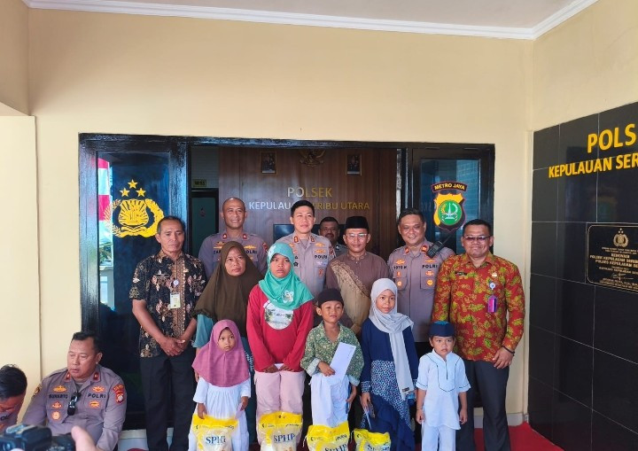 Kapolres Kepulauan Seribu Resmikan Renovasi Mako Polsek Kepulauan Seribu Utara, Ajak Toga Tomas dan Warga Dukung Program Jaga Jakarta