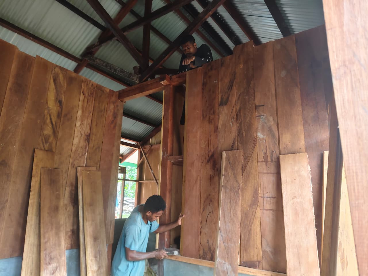 Pembangunan Rumah Tipe 36 Hampir Rampung, Satgas TMMD Ke-129 Kodim 1807/Sorong Selatan Wujudkan Hunian Layak bagi Warga