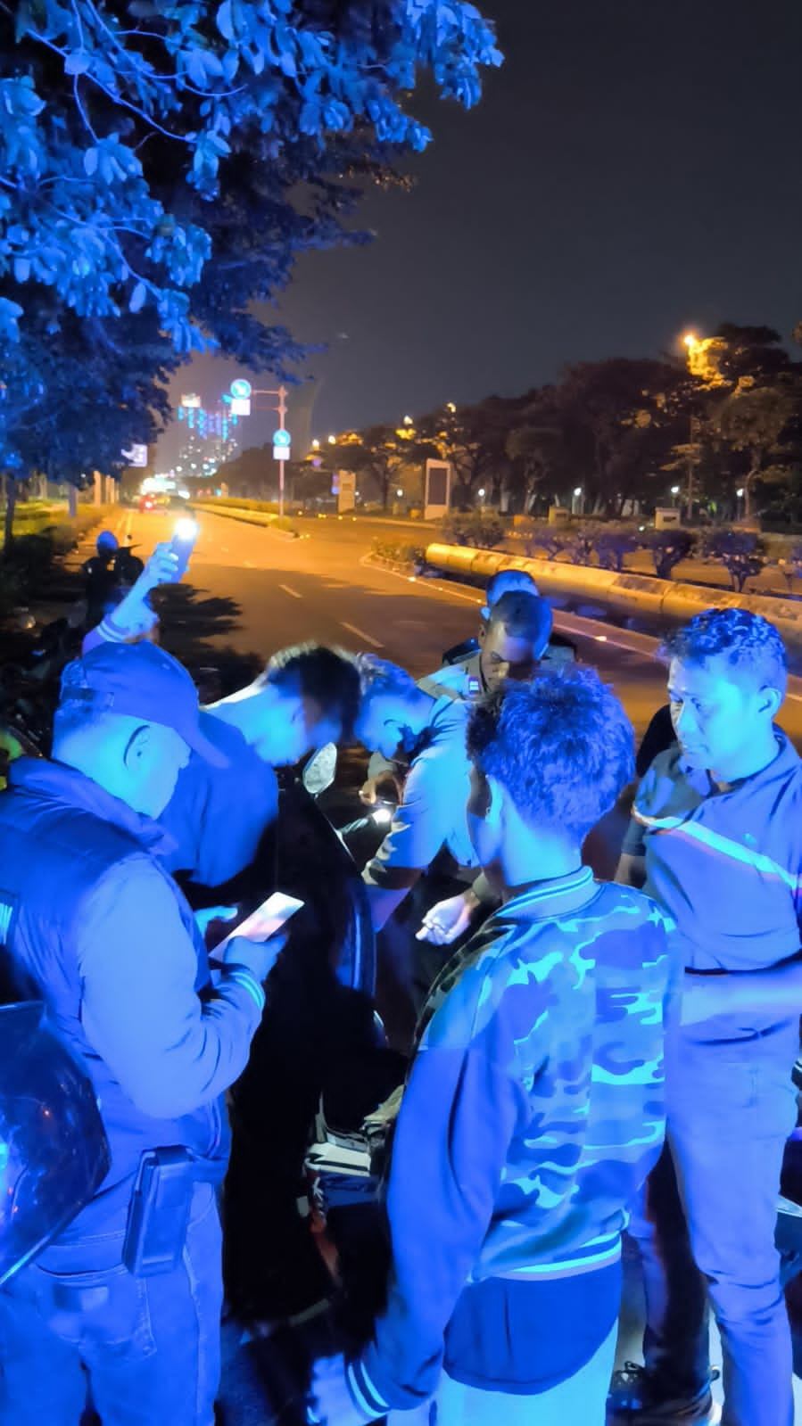 Polsek Pademangan Amankan Empat Remaja Bawa Narkoba Saat Patroli KRYD