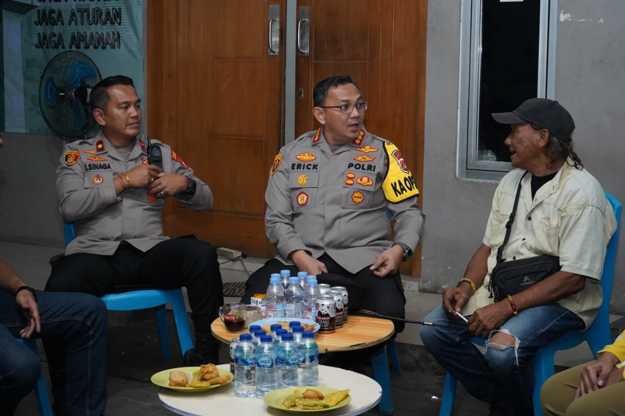 Kapolres Metro Jakarta Utara Tinjau Satkamling di Ancol, Tekankan Kolaborasi Jaga Keamanan