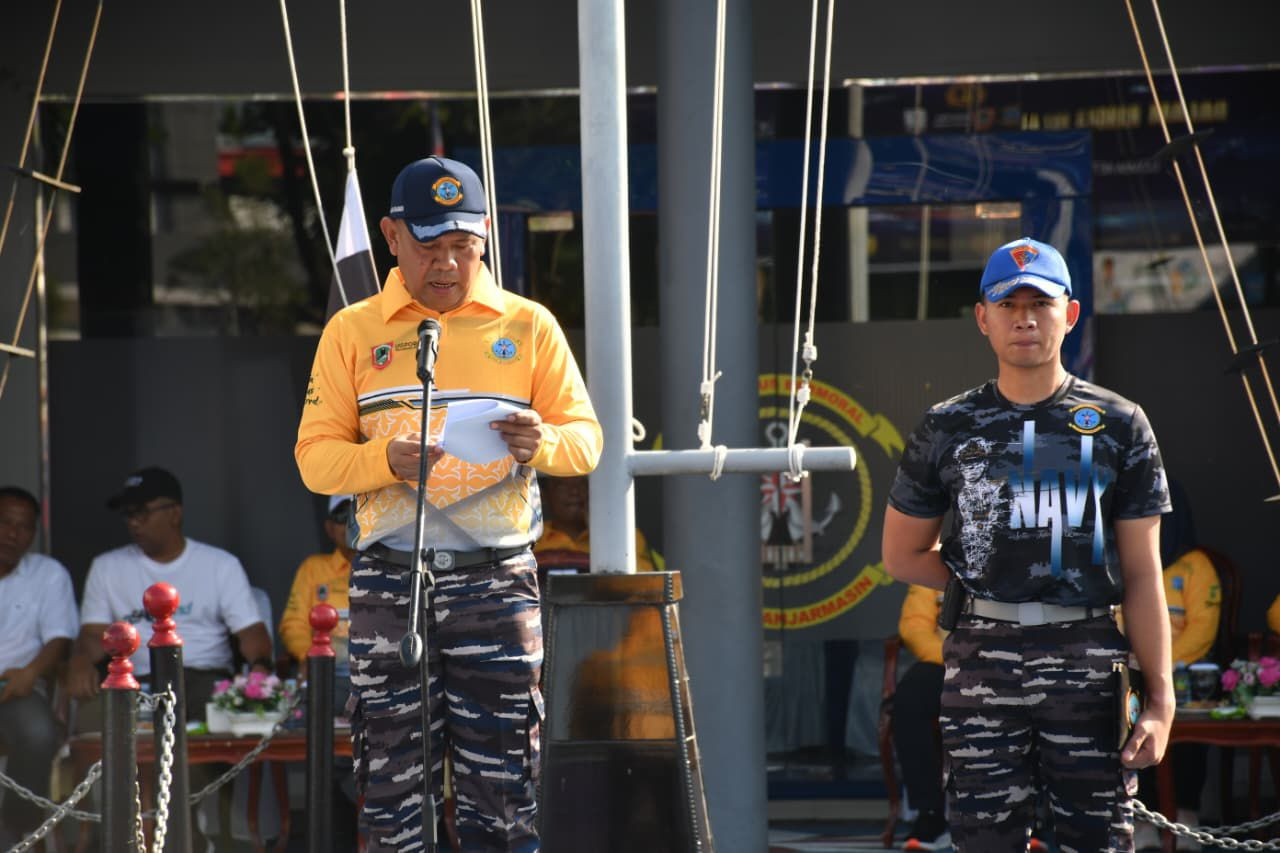 Meriahkan HUT Ke-80 TNI Angkatan Laut, Lanal Banjarmasin Gelar Lomba LKPBB Tingkat SMP dan SMA Sederajat Se-Kalsel