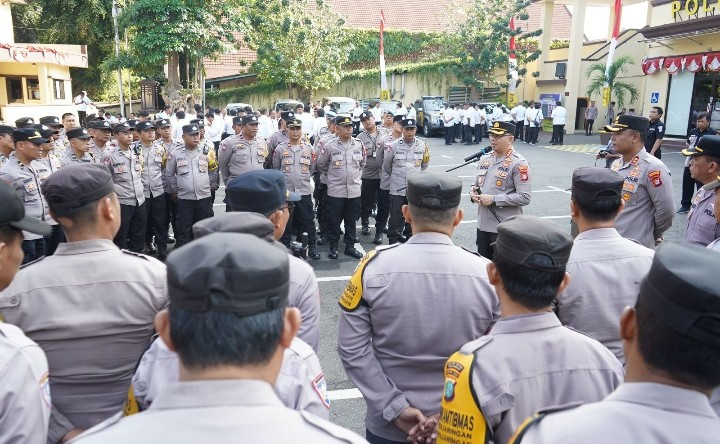 Polres Metro Jakarta Utara Gelar Apel Bhabinkamtibmas