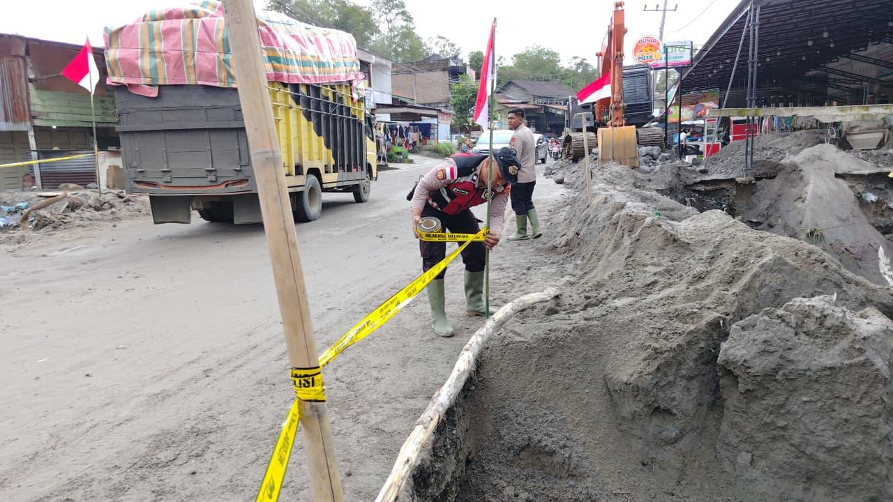 Gerak Cepat Polres Bener Meriah, Jalan Lintas Bireuen–Takengon Kembali Aman Pascabencana