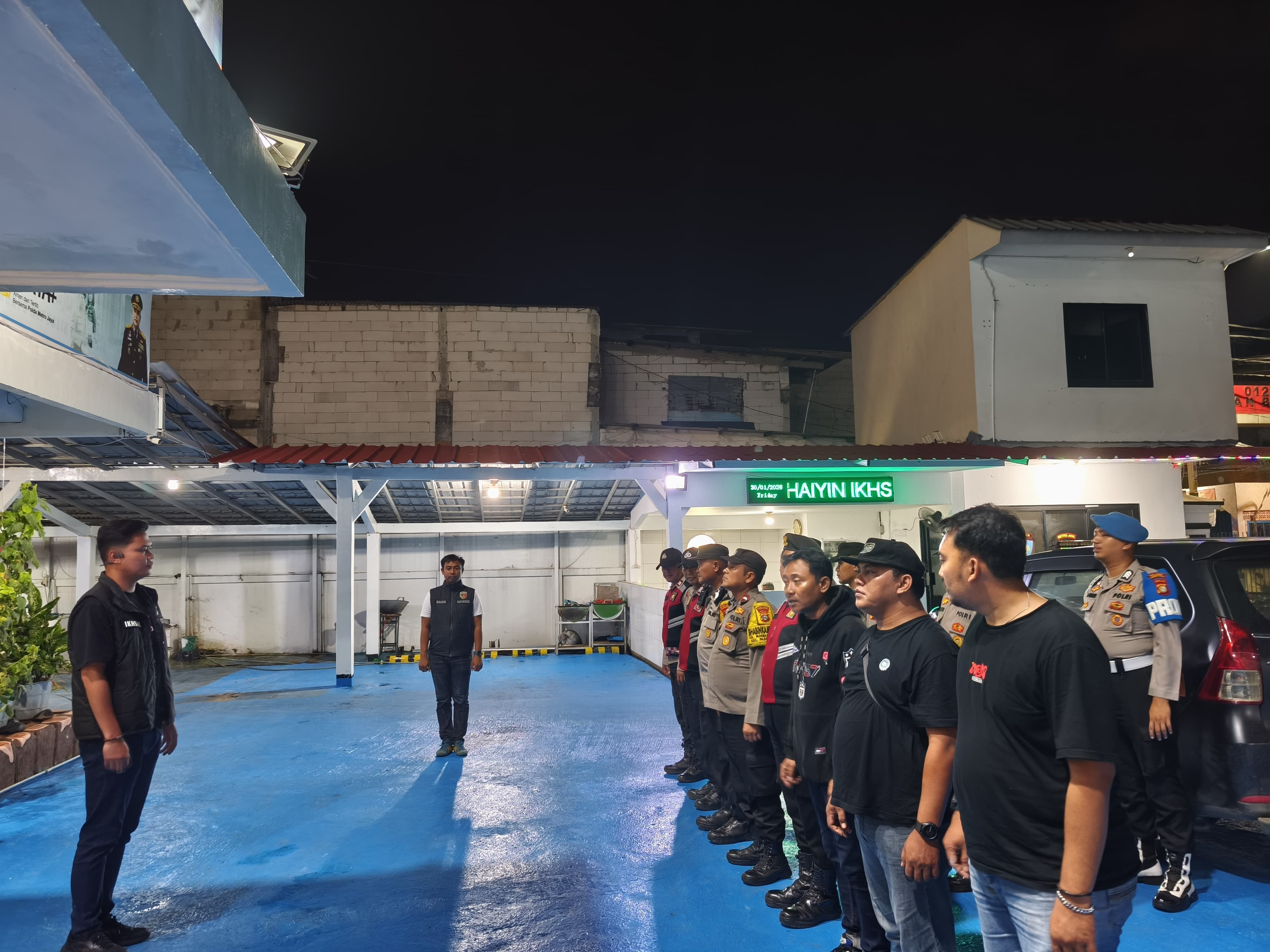 Polsek Pademangan Gelar Apel KRYD, Antisipasi Tawuran dan Balap Liar di Jakarta Utara