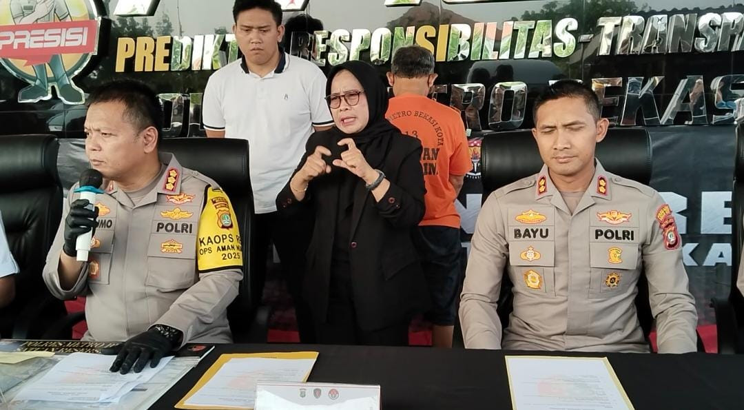 Polres Metro Bekasi Kota Amankan Pria Diduga Lakukan Aksi Tidak Senonoh Terhadap Anak