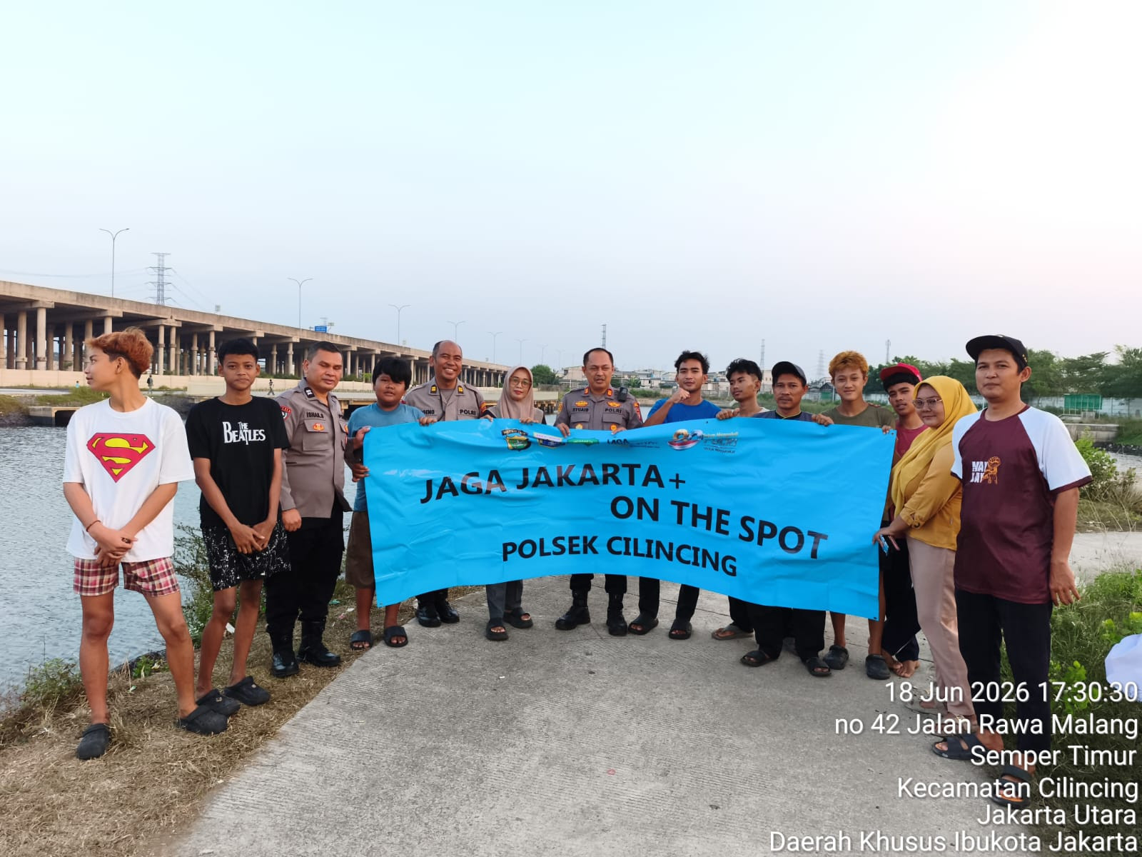 Jaga Jakarta On The Spot, Kapolsek Cilincing Perkuat Peran Keluarga Cegah Kenakalan Remaja