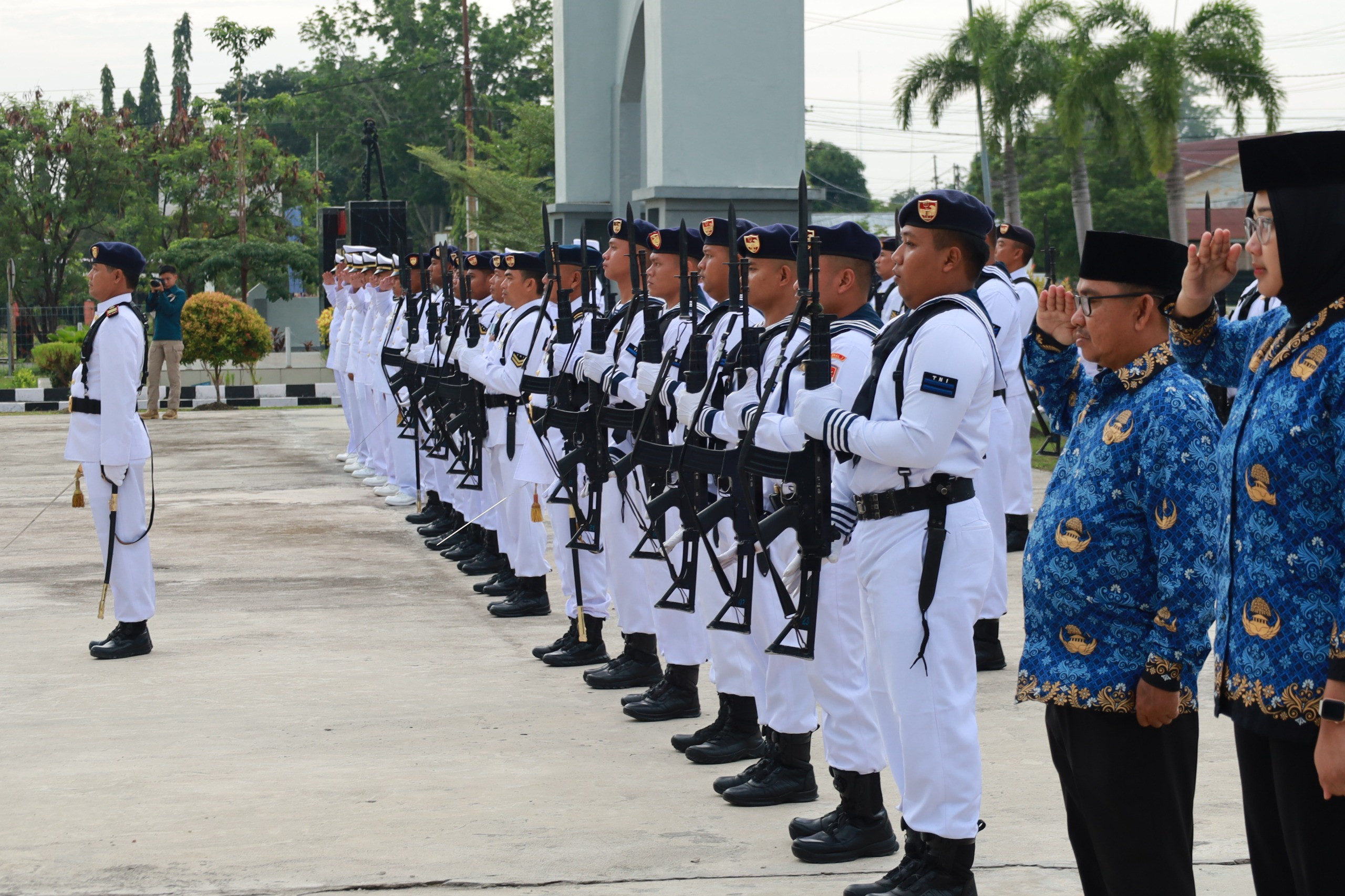 Teladani dan Amalkan Nilai Luhur Pancasila, Pangkalan TNI Angkatan Laut Dumai Gelar Upacara Peringatan Hari Kesaktian Pancasila