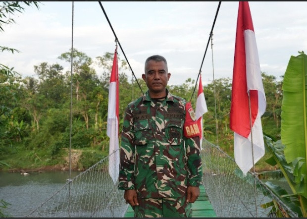 Inilah Jembatan Gantung yang Selamatkan Anak-anak dari Arus Deras Sungai Cipalebuh Garut