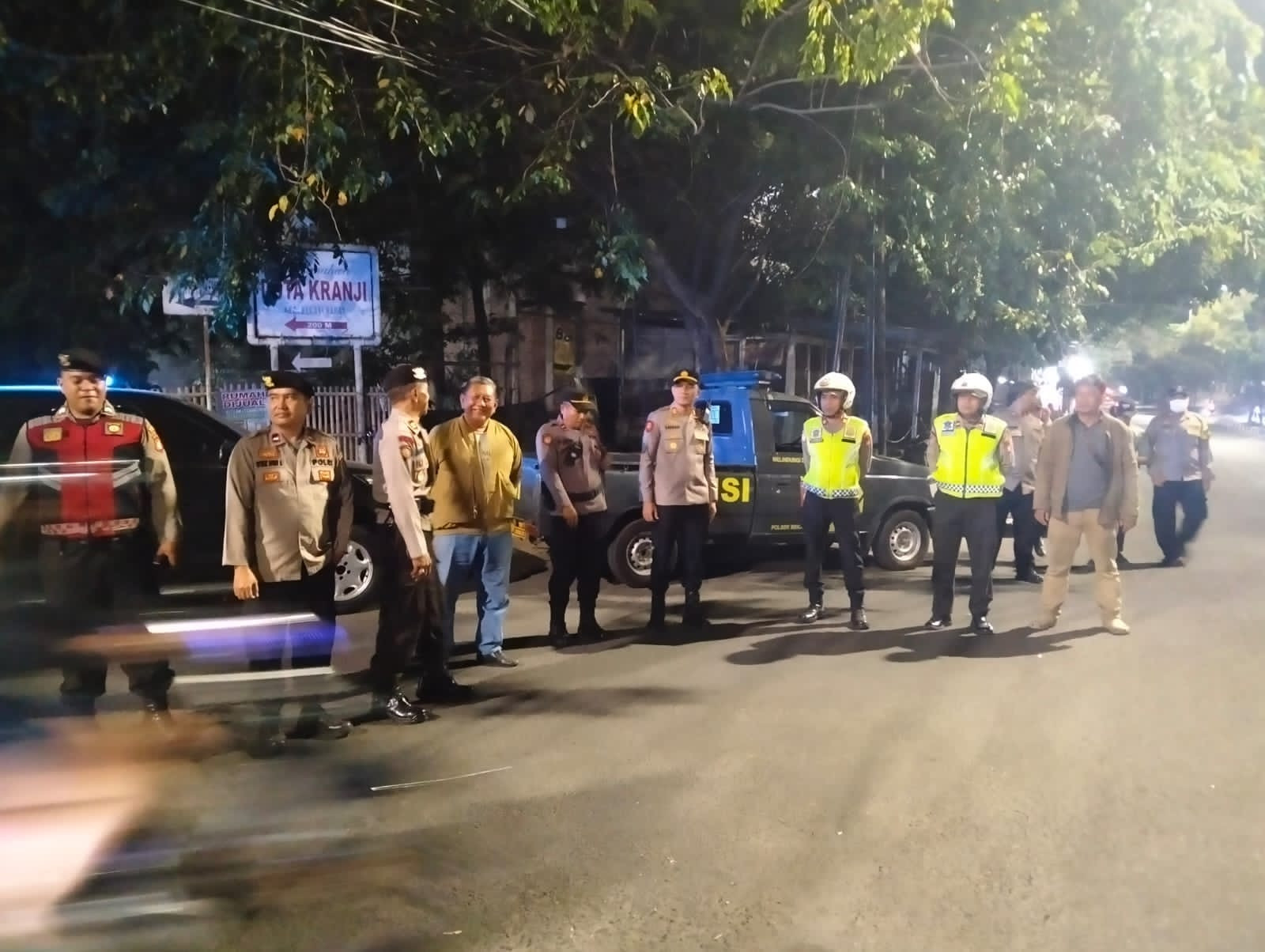 Jaga Jakarta On The Spot : Polsek Bekasi Barat Gelar Razia dan Patroli Antisipasi Kejahatan Jalanan