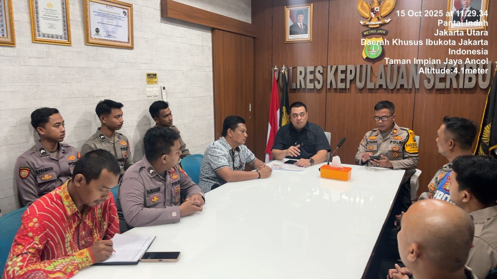 Bidpropam Polda Metro Jaya Sosialisasi Larangan Gaya Hidup Hedon dan Optimalisasi Whistle Blower di Polres Kepulauan Seribu