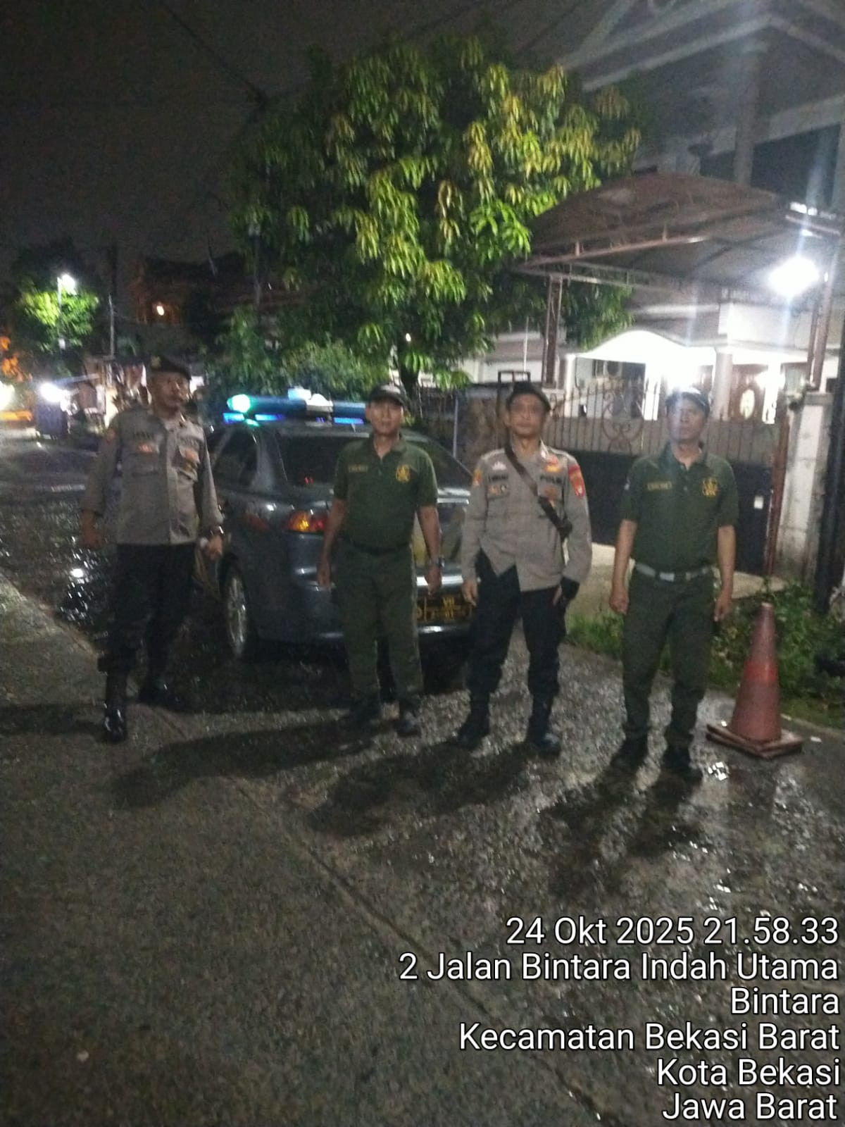 Polsek Bekasi Barat Gencarkan Patroli, Wujudkan Situasi Aman dan Kondusif