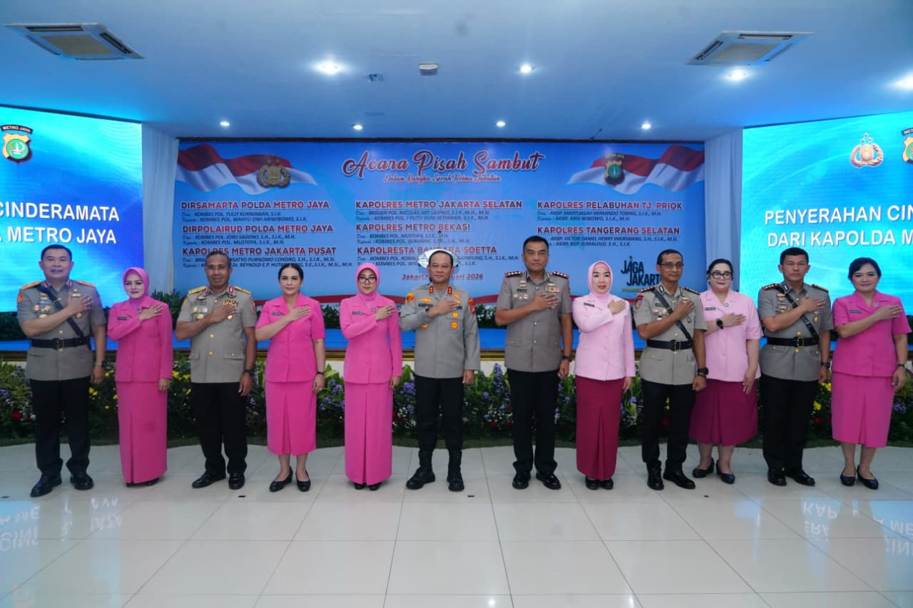 Pisah Sambut PJU dan Kapolres Jajaran, Kapolda Metro Jaya Tekankan Pelayanan Publik Diperkuat