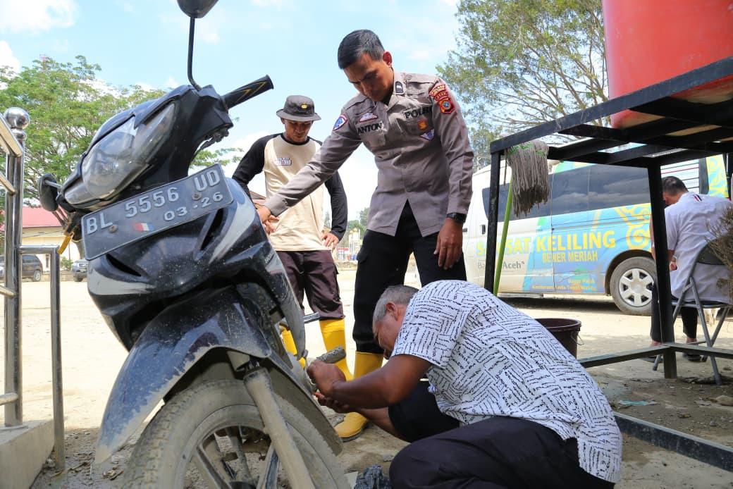 Polda Aceh Buka Posko Pelayanan Khusus  STNK dan BPKB Rusak atau Hilang Pascabencana di Aceh Tamiang
