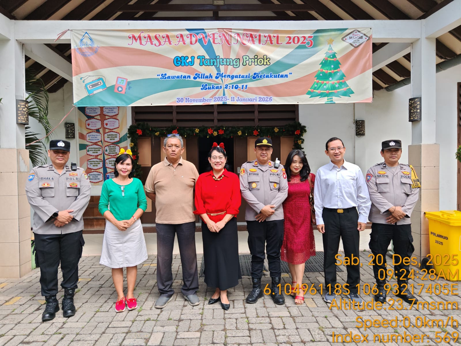 Polsek Cilincing Cek Kesiapan Gereja Jelang Natal 2025 dan Tahun Baru 2026