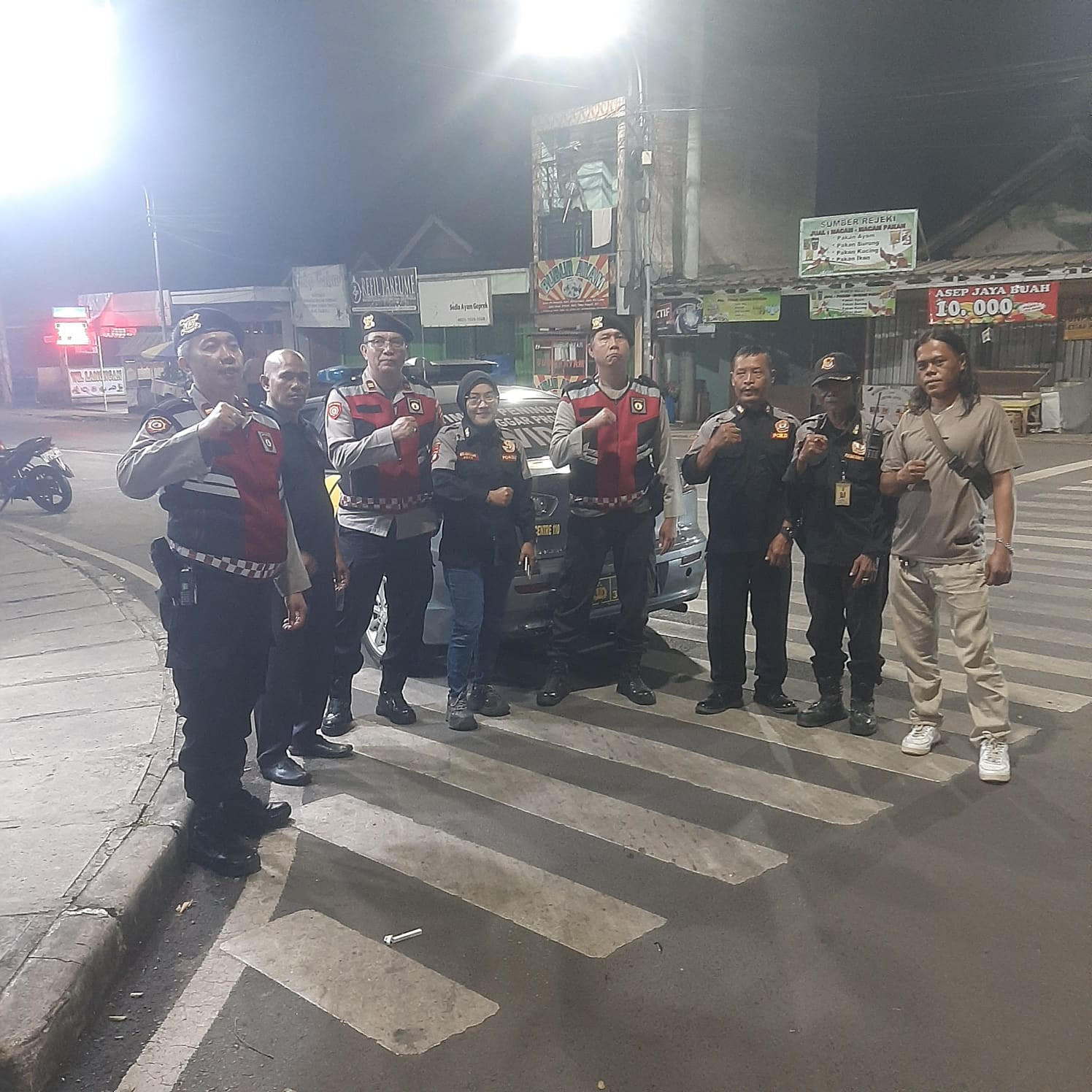 Polsek Bantar Gebang Gelar Ops Kejahatan Jalanan (OKJ), Ops Cipkon Jaya 21 Serta Patroli Skala Sedang