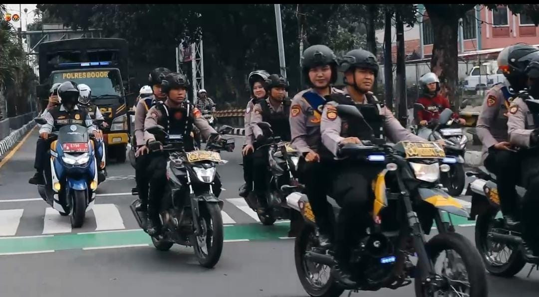 Polres Bogor Bersama Kodim 0621, Dishub, dan Satpol PP Gelar Patroli Dialogis Skala Besar Antisipasi Gangguan Kamtibmas