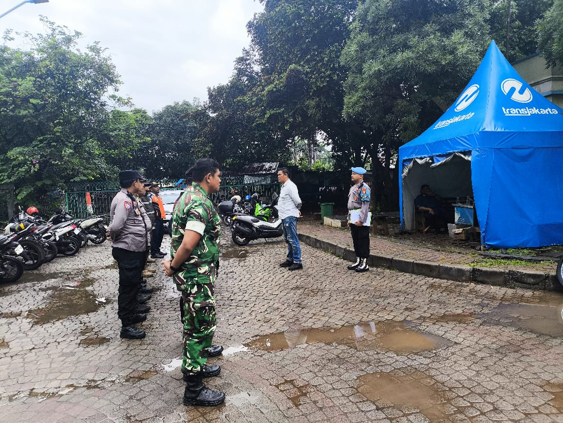 Polsek Koja Gelar Apel Pengamanan Peringatan Isra Mi’raj di Jakarta Islamic Centre