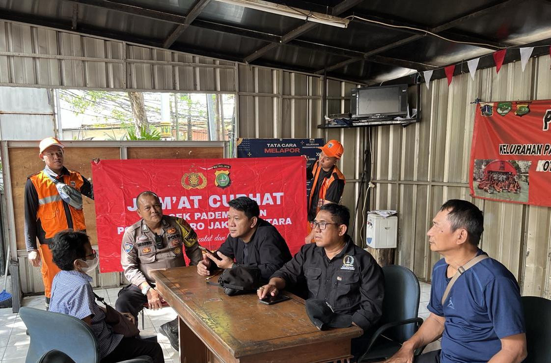 Polsek Pademangan Gelar Jumat Curhat, Serap Aspirasi Warga dan Sampaikan Pesan Kamtibmas