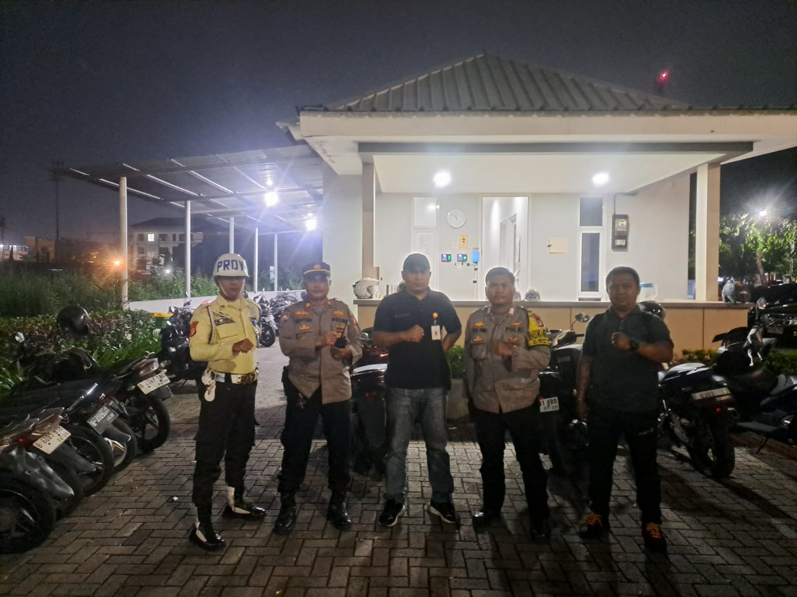 Antisipasi Balap Liar dan 3C, Polsek Medan Satria Patroli Skala Sedang di Harapan Mulya
