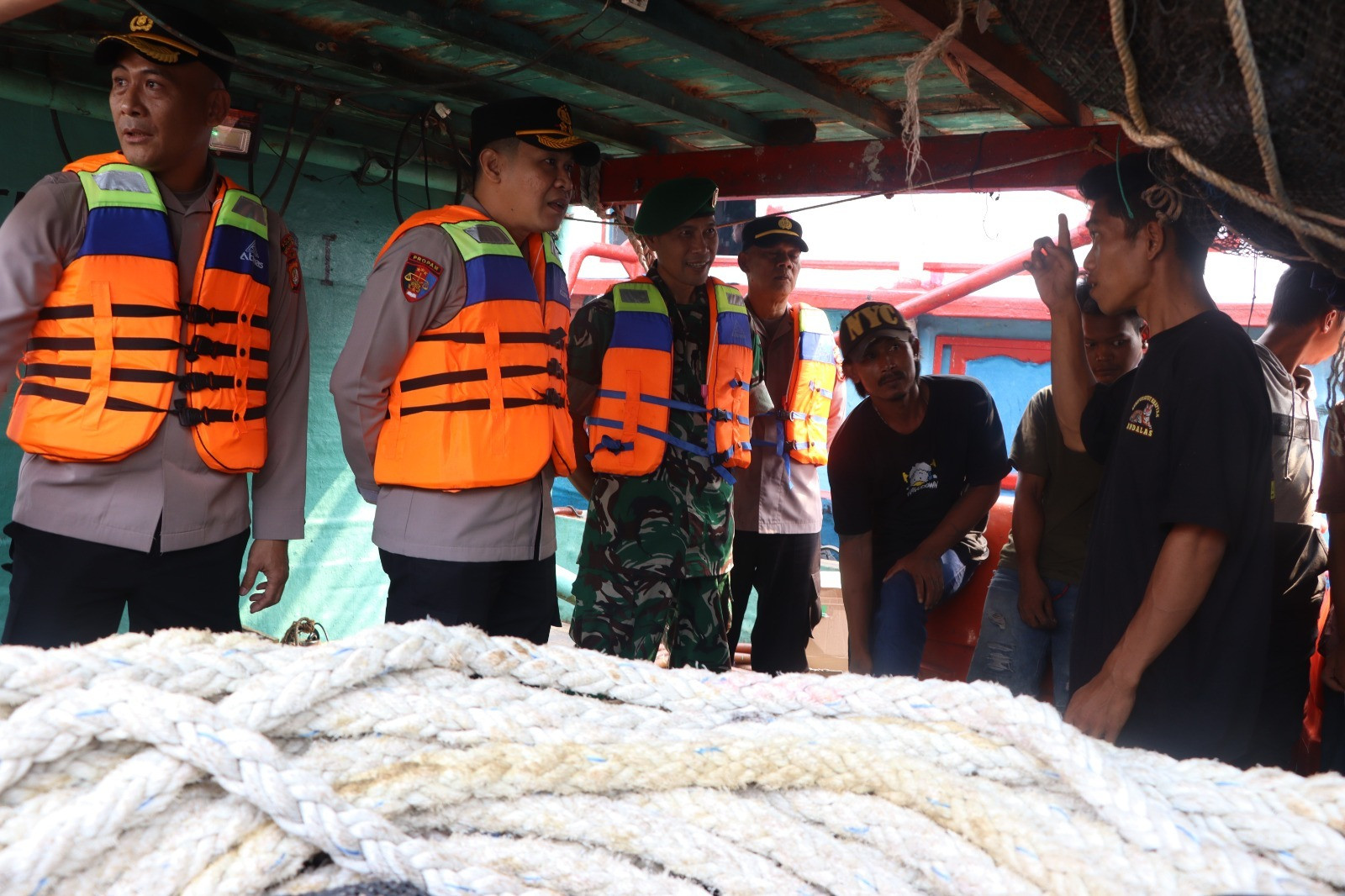 Kapolres Kepulauan Seribu Pimpin Jaga Jakarta On The Spot Kamtibmas di Perairan, Perkuat Keamanan Laut dan Dekatkan Pelayanan kepada Nelayan