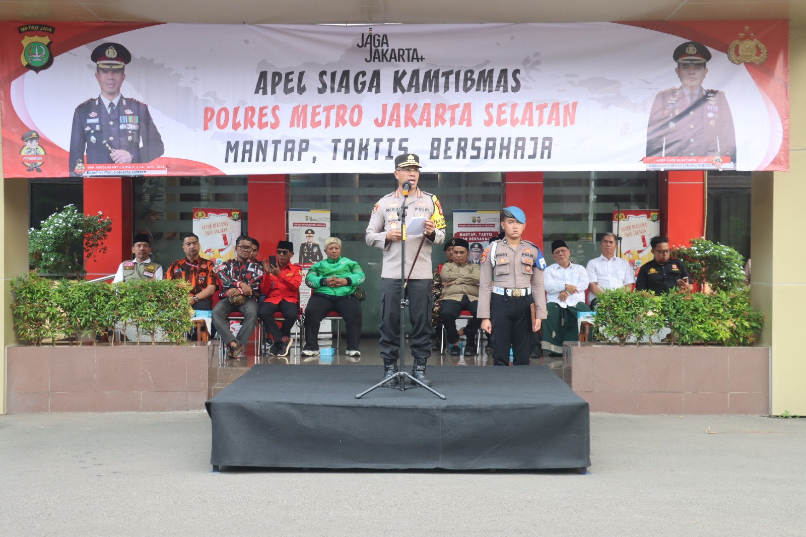 Polres Metro Jakarta Selatan Gelar Apel Siaga Kamtibmas Dalam Rangka “Jaga Jakarta” Dan Pemeliharaan Kamtibmas